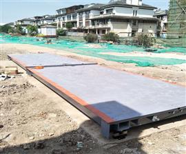 無(wú)人值守稱(chēng)重150噸電子地磅秤用于津南工地